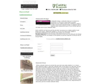 Celticscaffold.com(Premium Scaffold Company) Screenshot