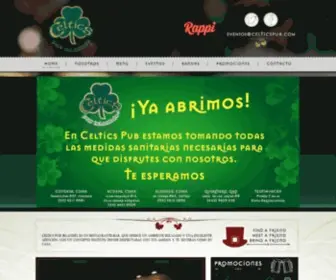 Celticspub.com(CELTICS PUB) Screenshot