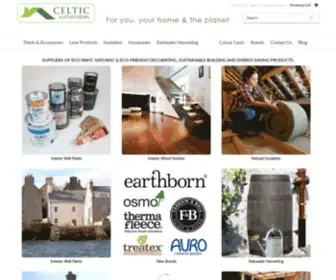 Celticsustainables.co.uk(Eco Paint) Screenshot