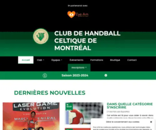 Celtiques.com(Club) Screenshot