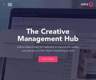 Celtra.com(Creative Automation Production at Scale) Screenshot