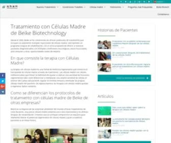 Celulasmadreterapia.com(Tratamientos y Terapias con Células Madre) Screenshot