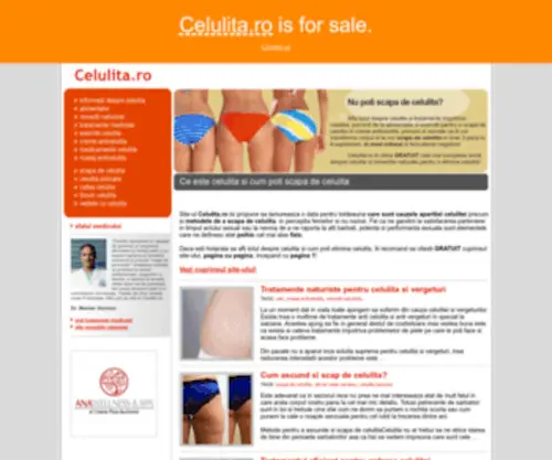 Celulita.ro(Tratamente si exercitii pentru a scapa de celulita) Screenshot