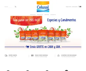 Celusal.com.ar(Tienda Online de Celusal Especias) Screenshot