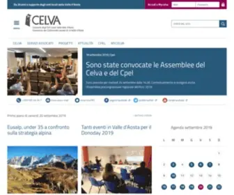 Celva.it(Il portale degli Enti Locali della Valle d'Aosta) Screenshot