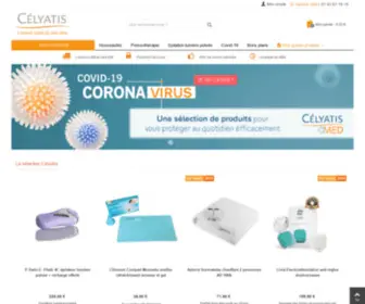 Celyatis.com(CELYATIS L'expert santé et bien) Screenshot