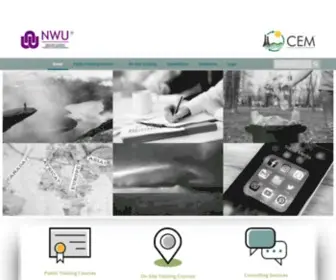 Cem-Nwu.co.za(Centre for Environmental Management (CEM)) Screenshot