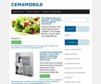 Cem4Mobile.com(Mobile fragmentation) Screenshot