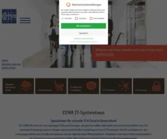 Cema.de(CEMA IT Systemhaus) Screenshot
