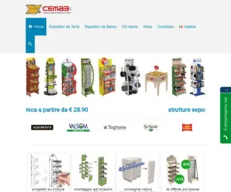 Cemab.com(Espositori in Legno ad Incastro Personalizzabili per Prodotti) Screenshot