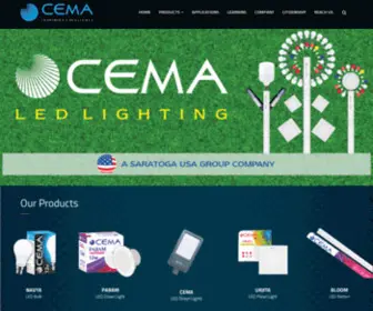 Cemalighting.com(CEMA Electric Lighting) Screenshot