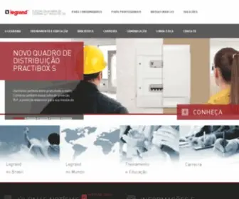 Cemarlegrand.com.br(Legrand) Screenshot