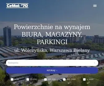 Cemat70.com.pl(Warszawa Bielany) Screenshot