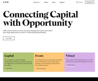 Cem.ca(Connecting Capital with Opportunity) Screenshot