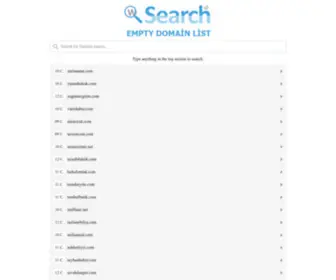 Cem.com.tr(Empty Domain List Search V2) Screenshot