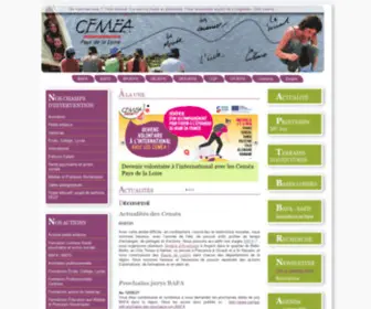 Cemea-PDLL.org(CEMEA Pays de la Loire) Screenshot