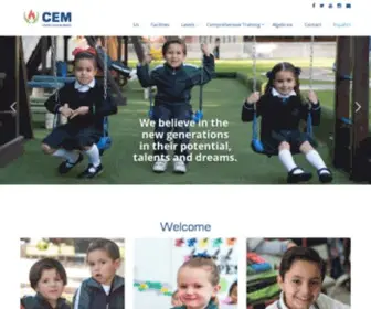 Cem.edu.mx(We believe in new generations) Screenshot