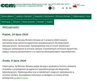 Cem.edu.pl(Centrum) Screenshot