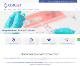 Cemedyt.com(Centro de diagnostico medico de vanguardia. Turnos) Screenshot