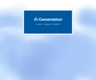 Cementation.ca(Cementation) Screenshot