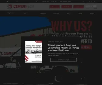 Cementech.com(Concrete Mixers) Screenshot