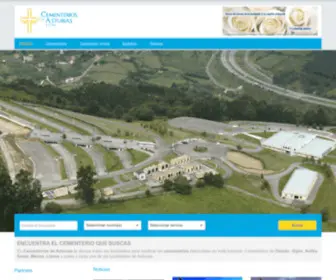 Cementeriosdeasturias.com(Cementerios de Asturias) Screenshot