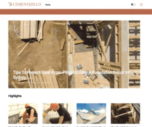 Cementizillo.com(Foundation repair) Screenshot