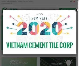 Cementtile.vn(Công ty Gạch Bông Việt Nam) Screenshot