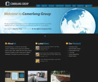 Cemerlanggroup.com(Cemerlang Group) Screenshot