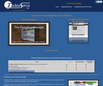 Cemeterymanager.com(The Cemetery Manager) Screenshot