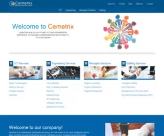 Cemetrix.com(Telecom Services) Screenshot