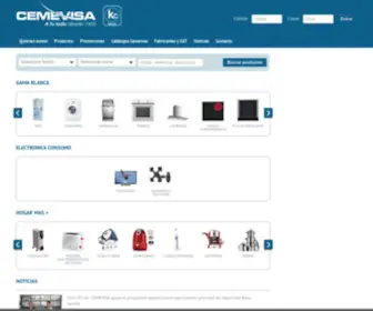 Cemevisa.com(Distribución de electrodomésticos) Screenshot