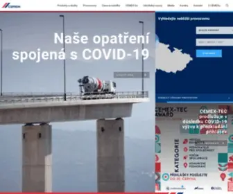Cemex.cz(Stavebn) Screenshot