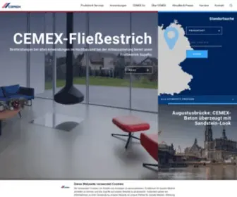 Cemex.de(CEMEX Deutschland) Screenshot