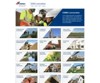 Cemexcommunities.co.uk(CEMEX Communities) Screenshot