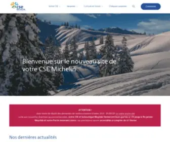 Cemichelin.fr(CE Michelin Clermont) Screenshot