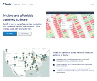 Cemify.com(Cemetery Software) Screenshot