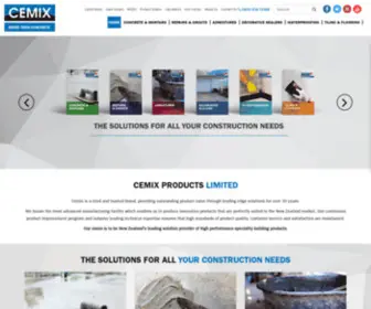 Cemix.co.nz(Cemix Products Ltd) Screenshot