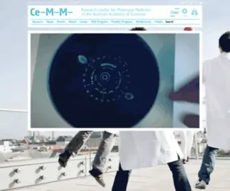 Cemm.at(The CeMM Research Center for Molecular Medicine of the Austrian Academy of Sciences) Screenshot