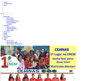 Cemnas.com.br(Centro de Educação Maria Nilza Azevedo) Screenshot