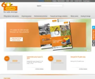 Cemo-Group.com(Drip trays) Screenshot