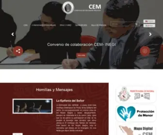 Cem.org.mx(Conferencia del Episcopado Mexicano) Screenshot