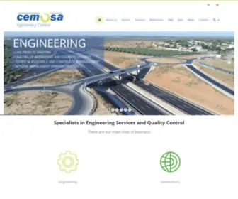 Cemosa.es(Servicios de ingeniería y control de calidad) Screenshot