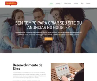 Cemporcentodigital.com.br(Desenvolvimento de Sites e Adwords) Screenshot