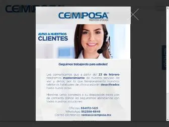 Cemposa.mx(Ingeniería) Screenshot