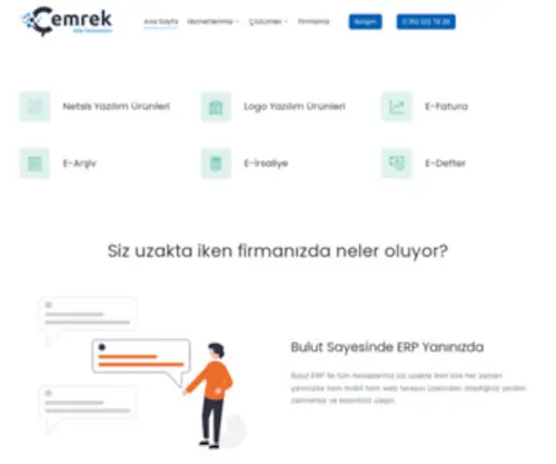 Cemrek.com.tr(Çemrek Bilgi Teknolojileri) Screenshot