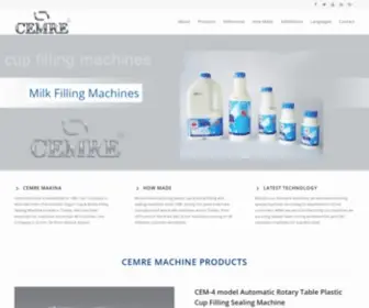 Cemremakina.com(Cemre Machine. Company) Screenshot