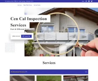 Cen-Cal-Inspections.us(Cen Cal Inspection Services) Screenshot