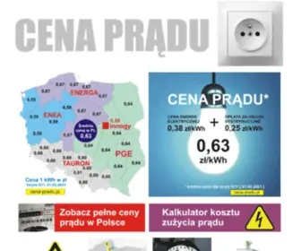 Cena-Pradu.pl(Ceny prądu) Screenshot