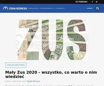 Cenabiznesu.pl(Cena Biznesu) Screenshot